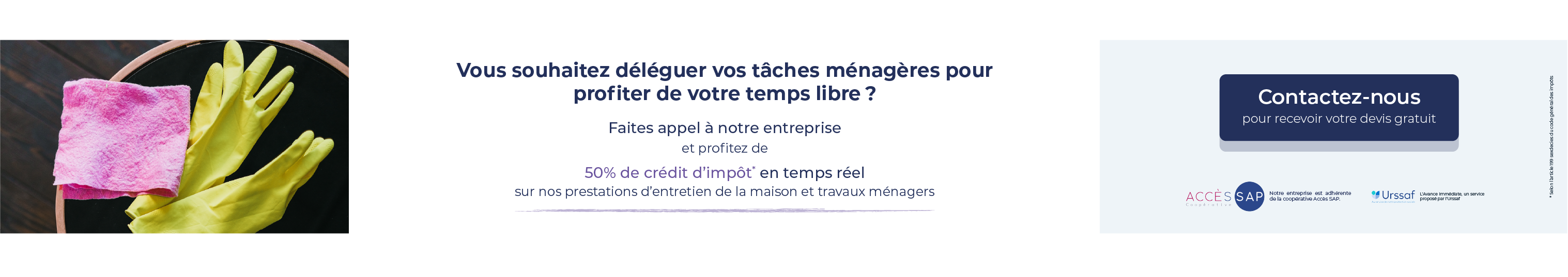 Crédit d'impôt Forez Nettoyage